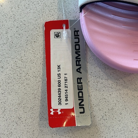 NWT UNDER ARMOUR Pink Sandals Size 13K - Picture 4 of 11